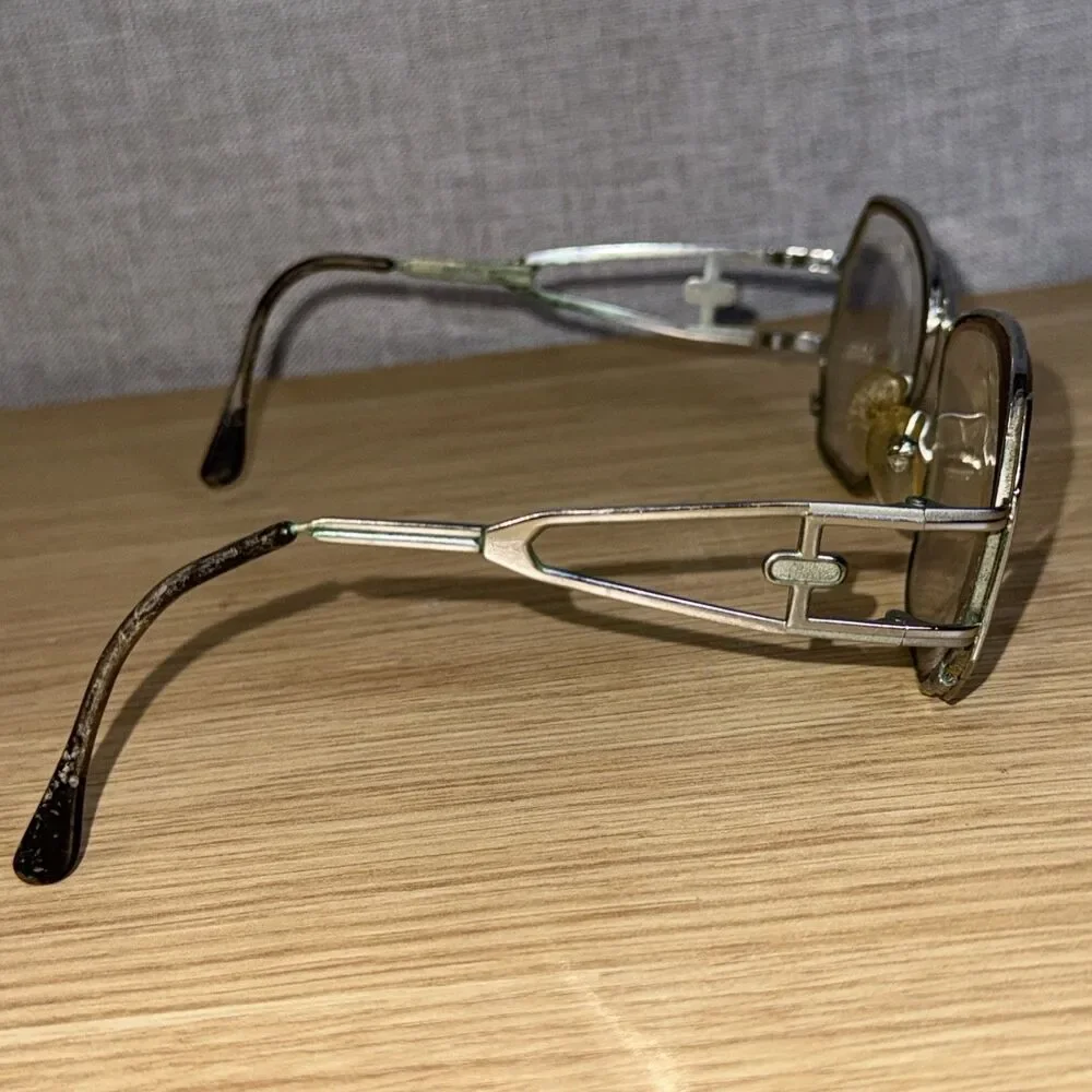 Vintage Landolfi 4022 Octagon Geometric Eyeglass Frames Retro 80s Designer HTF